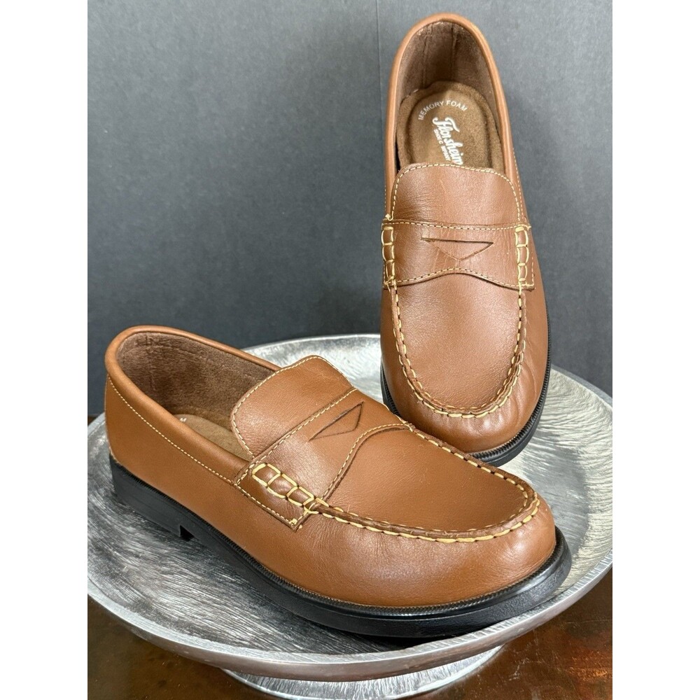 Croquet Penny Jr Boys' Toddler-Youth Slip On, 6.5 M US Toddler, Saddle 16565 757